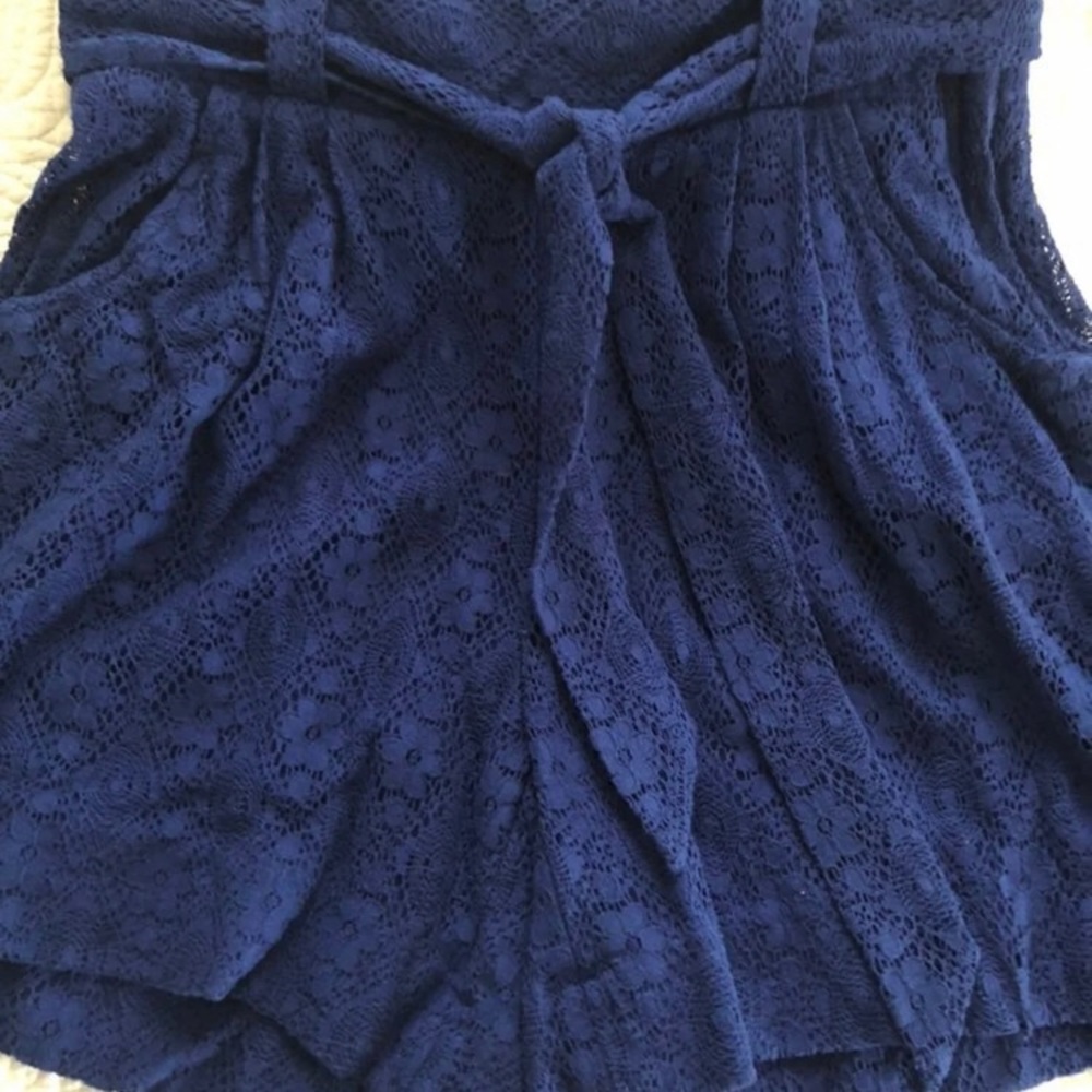 🎉SALE🎉 G by Giuliana Rancic Blue Lace Women’s Short Sz 6 - Picture 2 of 8